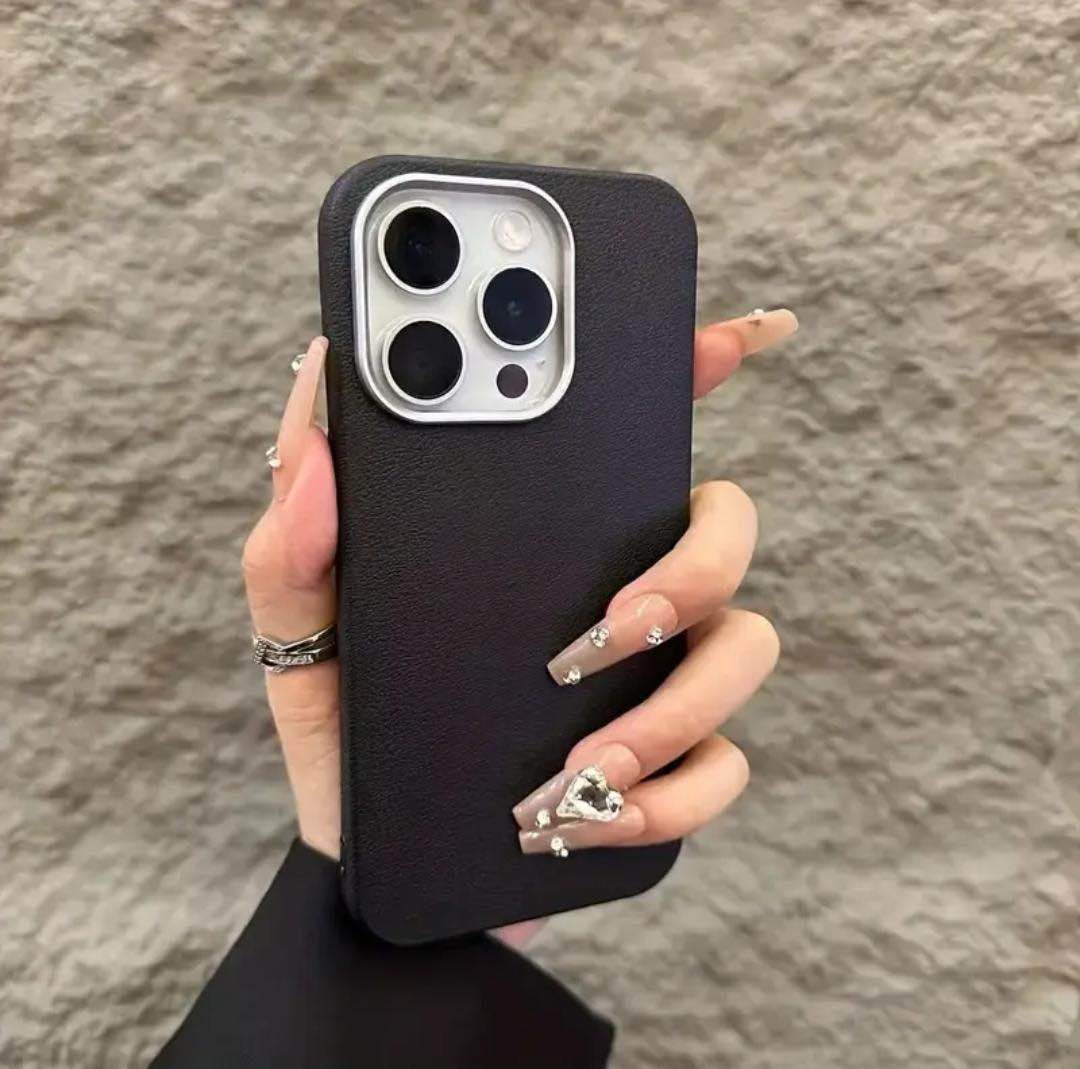 Luxury Leather Case With Camera Lens Protection