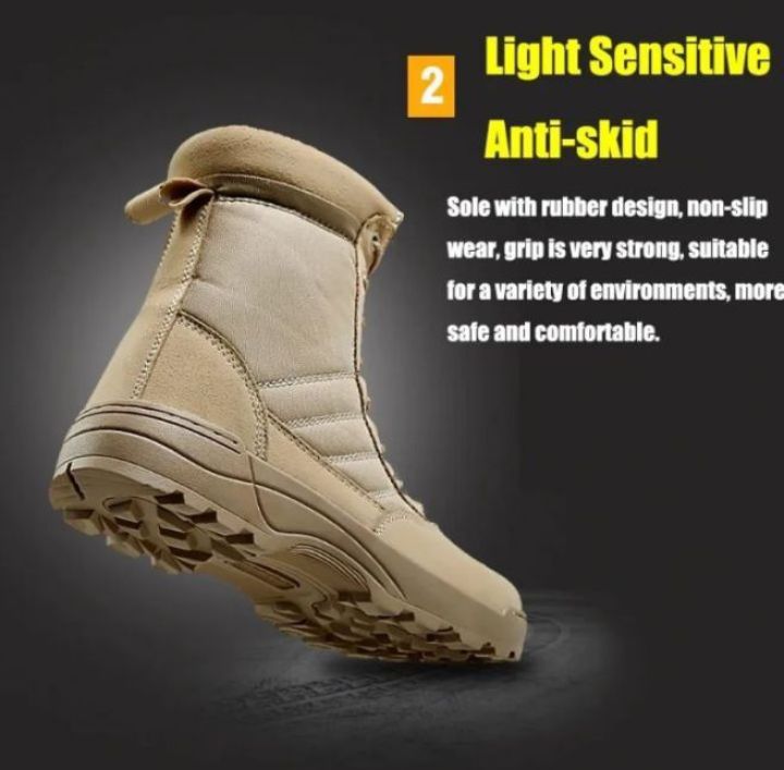 Army commando long shoes, combat Swat Military long shoes, hicking long shoes
