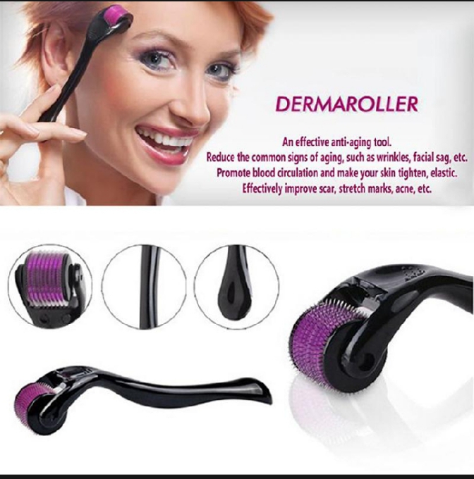 Derma roller 0.5mm Derma roller system for Anti-aging skin tighten and collagen stimulation therapy