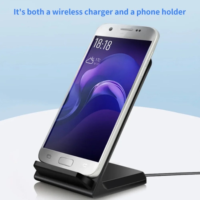 30W Phone Holder Dock Wireless Charger Stand For iPhone 16 15 14 13 12 Pro Max  S25  Fast Charging Station