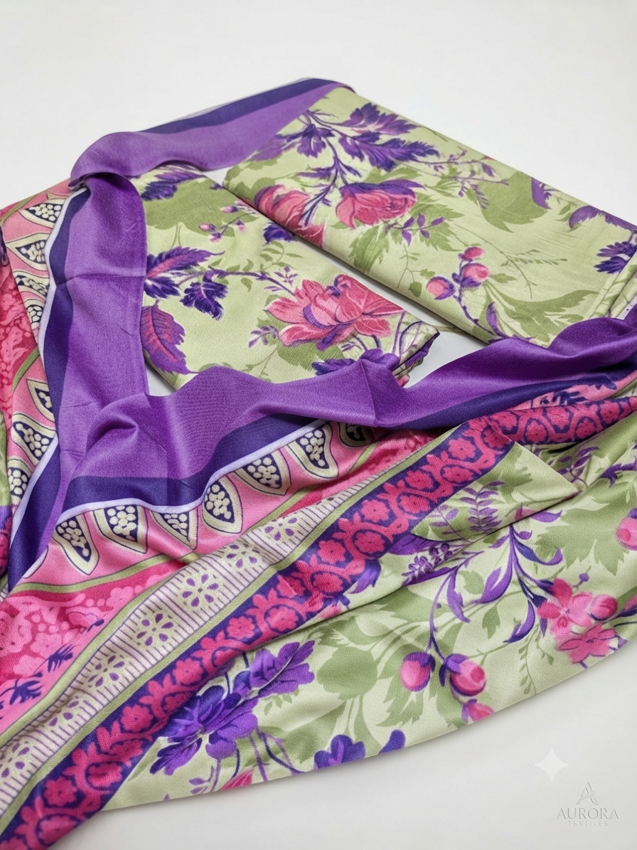 Swiss Lawn Digital Printed 3 Pcs Suit