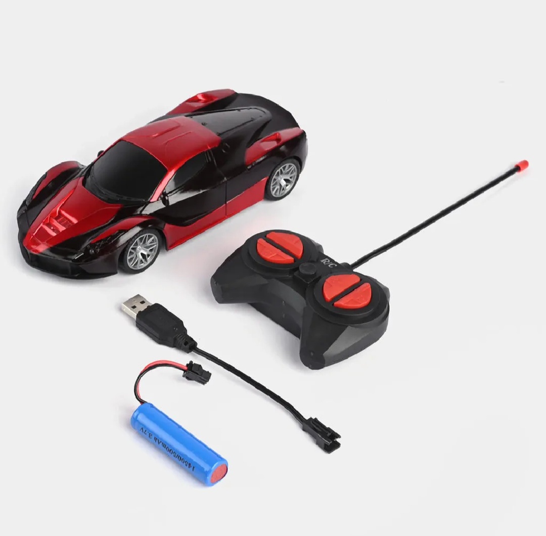 Speed Racing 1:20 RC Sports Car – Remote Control Drifting Model with Realistic Headlight & Exhaust Emulation, Rechargeable Battery & Cable, 2.4GHz Frequency for Smooth Control and High-Speed Performance. Perfect Gift Baby Birthdays, Kids Exams & Game