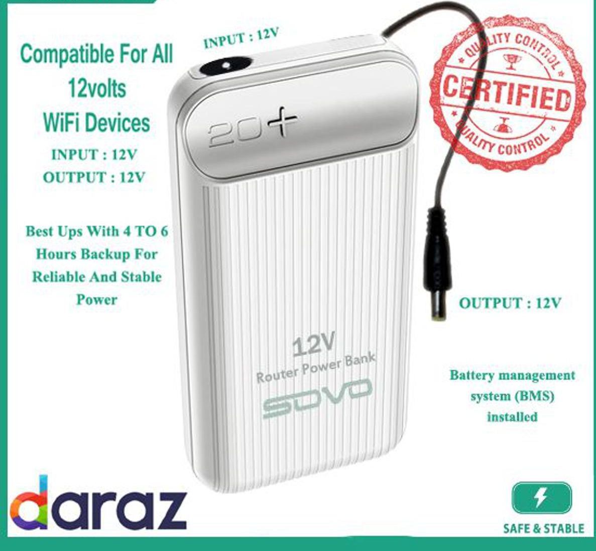 12 Volt power bank with Super fast 12 volt amp charger for