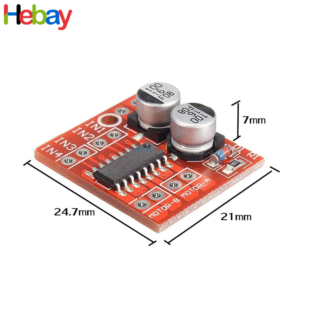 MX1508 DC Motor Driver Module Dual H-Bridge Motor Controller Board for Arduino Smart Car Robot DIY Electronics Projects PWM Speed Control