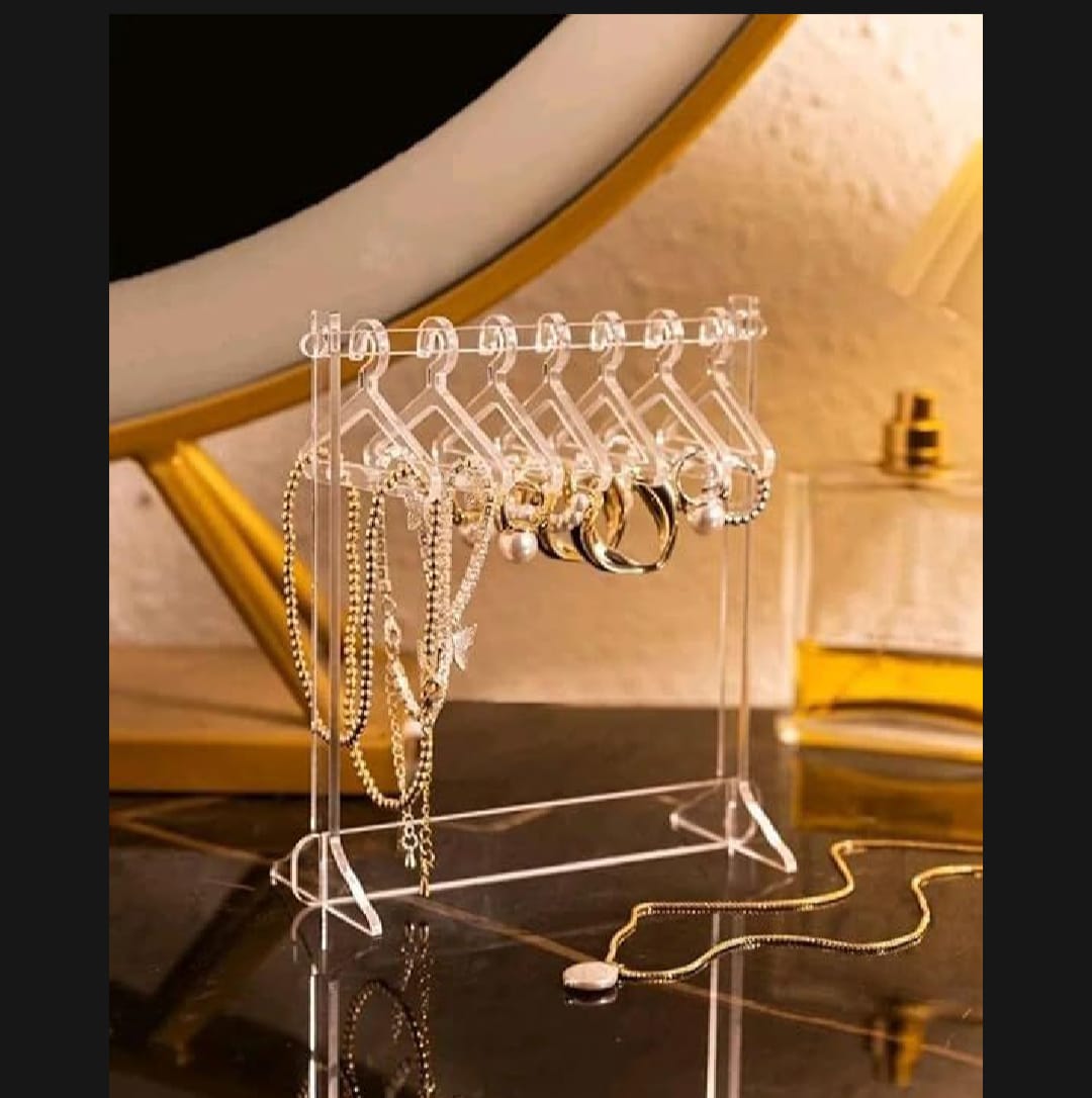 Acrylic Earring display clear hanger Earrings display stand with 8 hangers for display supplies hanging Earring show
