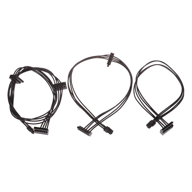 35cm Mini 4pin To SATA Power Supply Cable For Computer Main Board Interface Small 4Pin To 1/2/3 Port SATA SSD Power Supply Cable