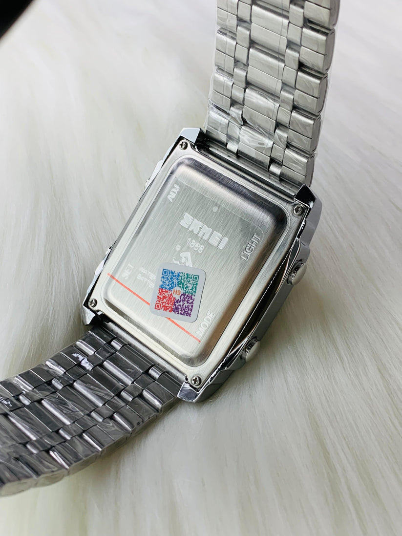 Dual Time Unique Design Watch SKM 1868