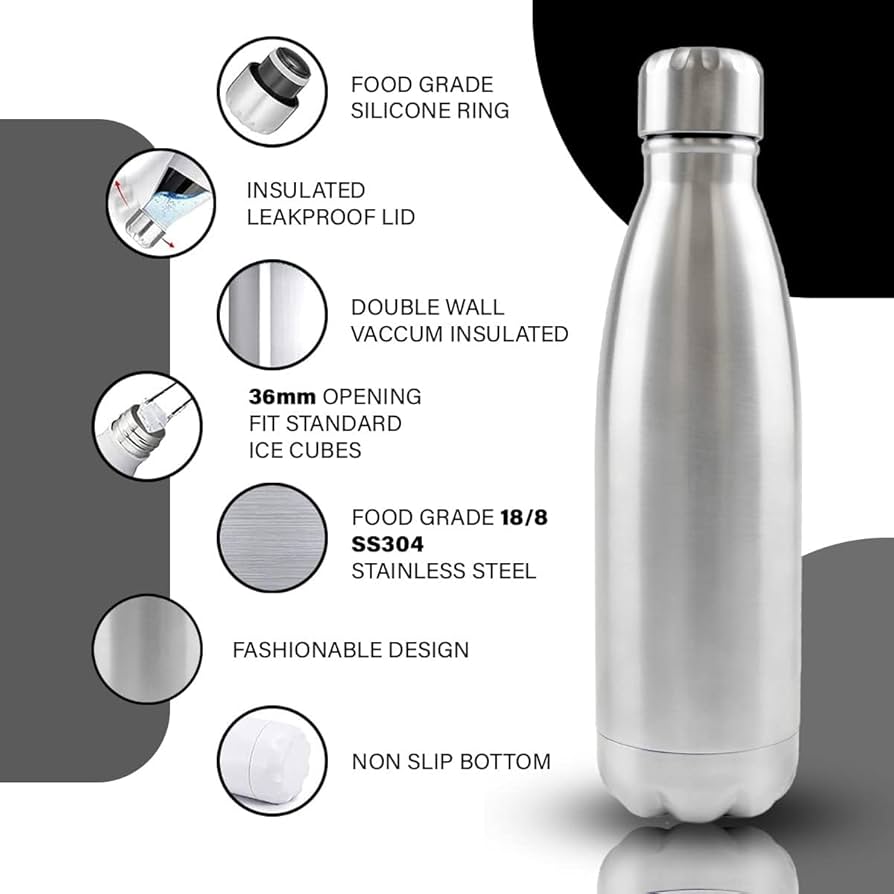 500ml Steel Camping Canteen