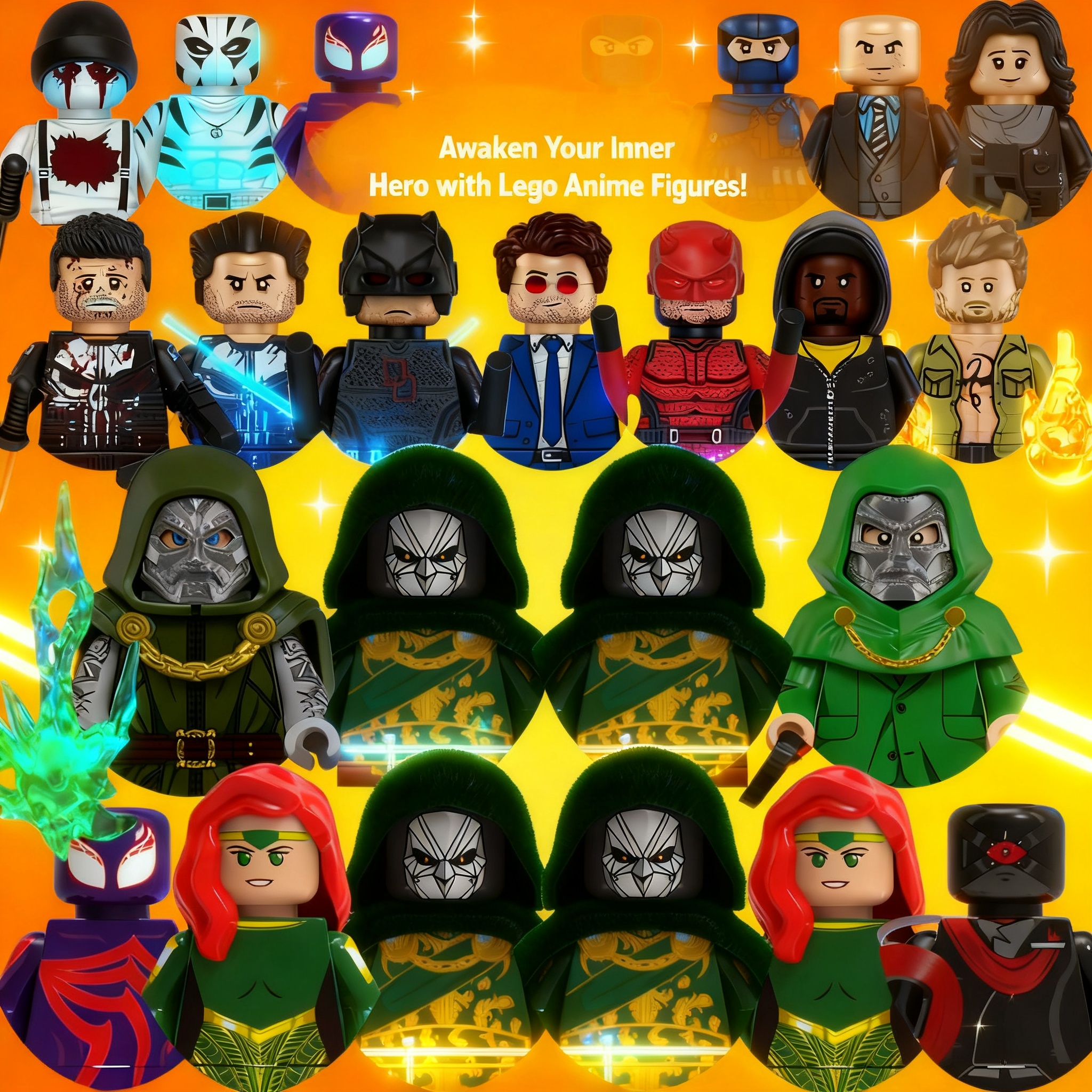 Doctor Doom Building Blocks 2026 Marvel Bricks Mini Action Figures Model Kits Toys  For Kids Children Party Favors