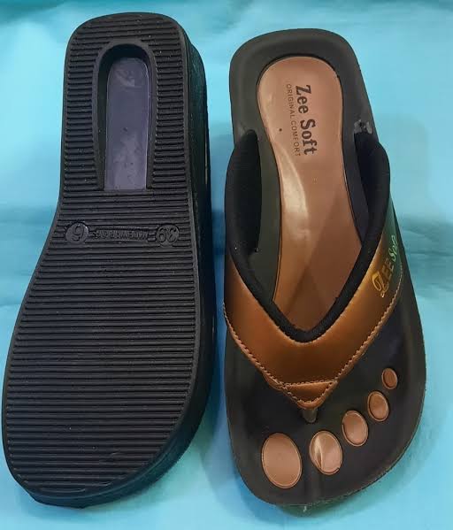 Synthetic Leather Wedge Sandals & Comfy Flip Flops for Women ZeeSoft Women PU Leather Slippers & chappals