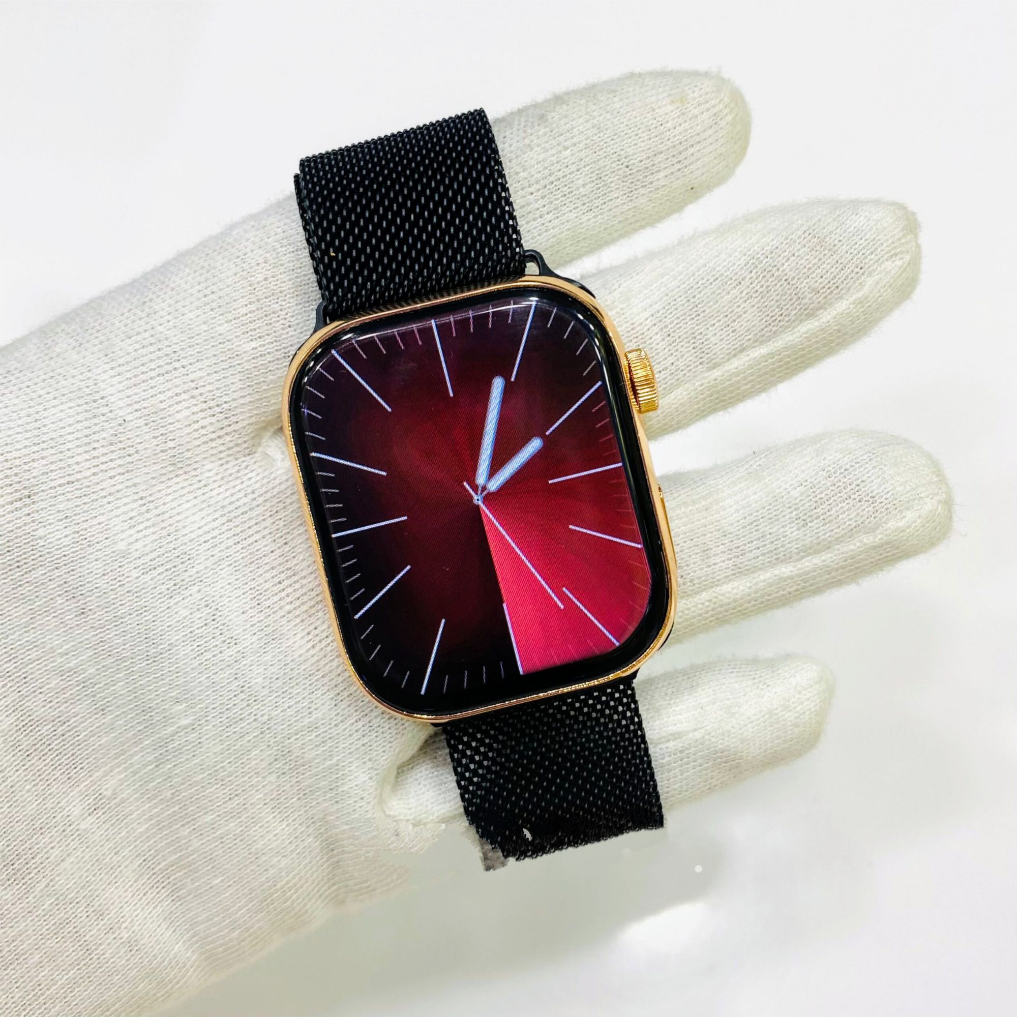 Watch 9 Max Smart Watch | Stainless Steel | Chain Edition | Dual Strap For Men Women | Big 2.19" Full HD Touch Display Screen | BT Calling & All Types Fitness Tracking Features