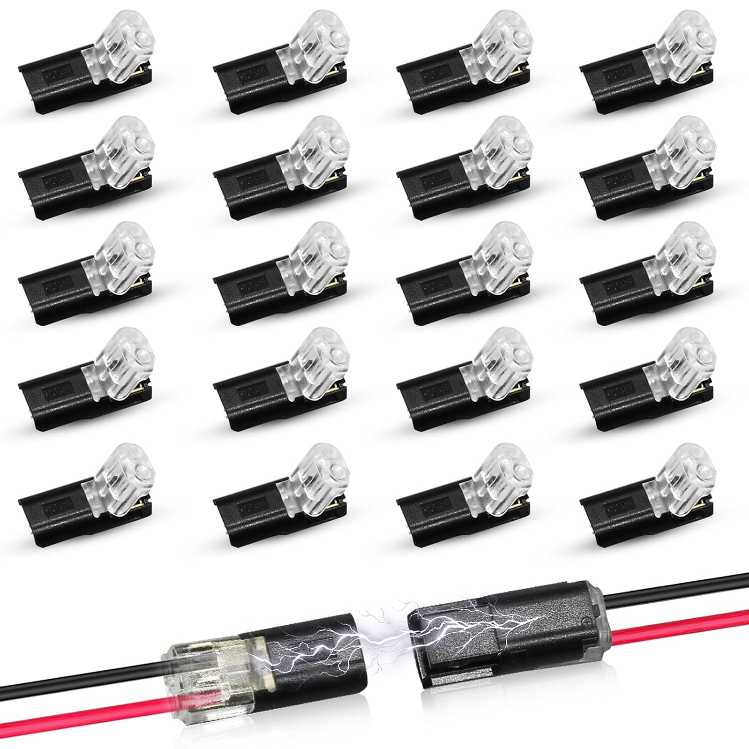 Waterproof Plug Wire Connector 2 Pin Way Cable Plug Car Electric Wire Snap Connectors Strip Terminal Connection Wholesale