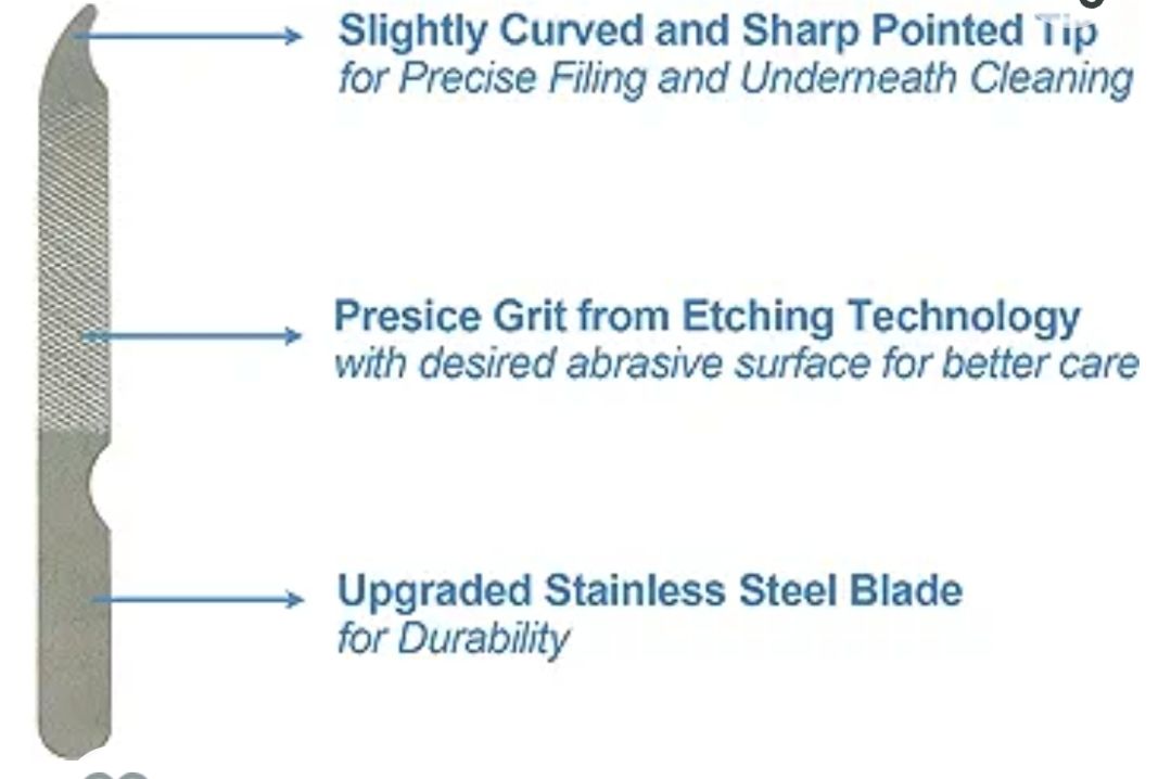 stainless steel Nail Filer 4"