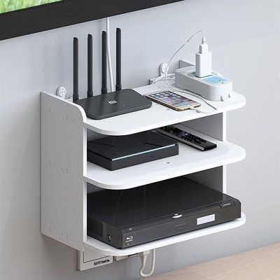 Internet Router Holder Wifi Router Holder Shelf, Wooden Storage Rack Wifi Router Holder | Daraz.pk