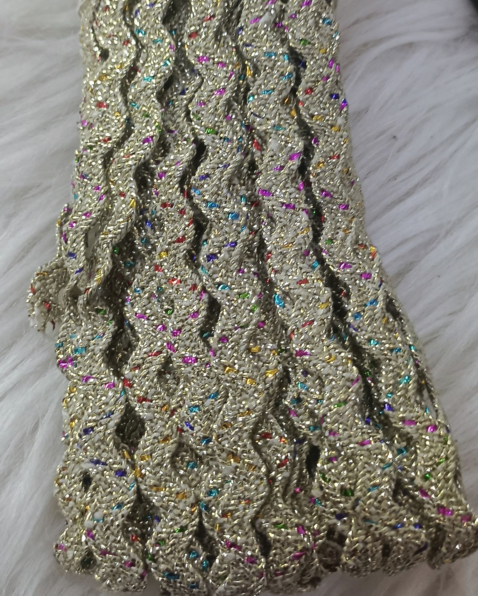 zigzag lace party decor.gift wraps and diy craft lace 13 yards