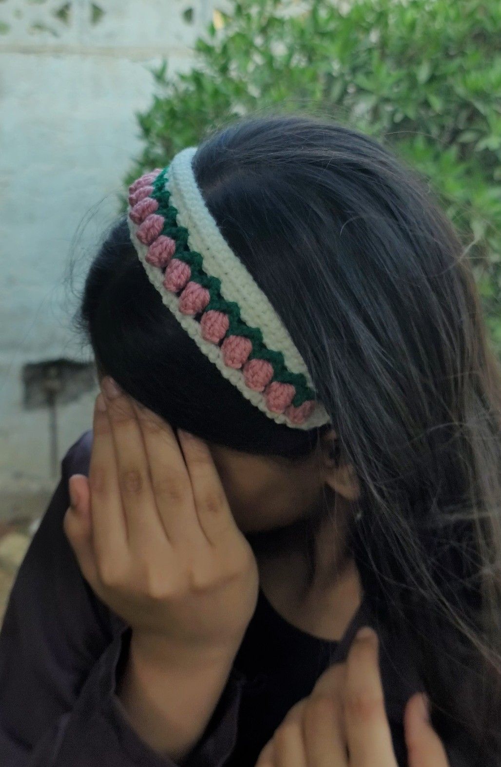 handmade crochet hair bands in different designs