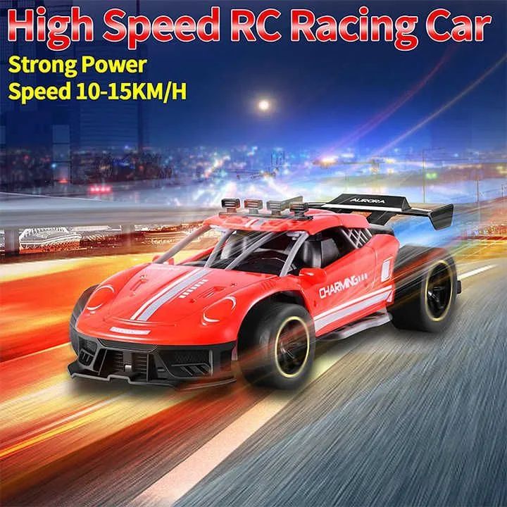 speedy racing drift rc cars toy with cool LED spray light