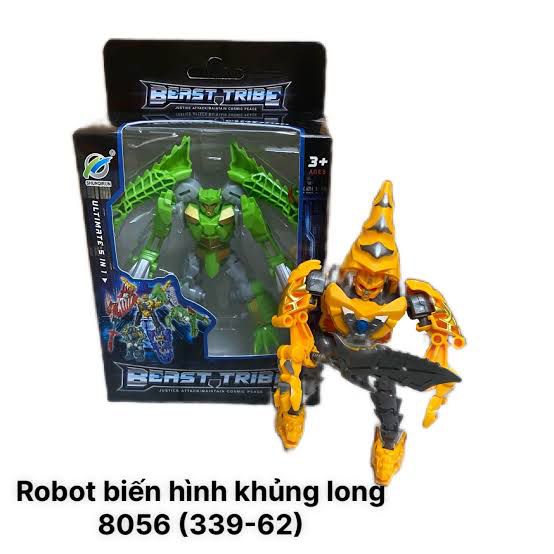 Beast Tribe Transformer Robot Toy - 6 Inches