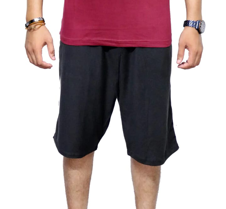 Summer Cotton Jersey Shorts For Men | Double Sided Two Strips |