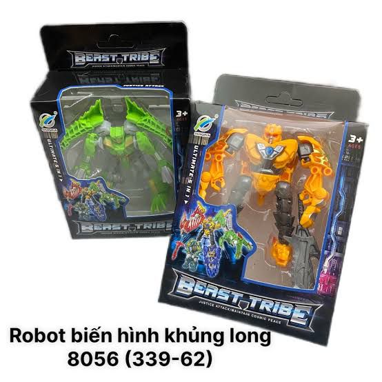 Beast Tribe Transformer Robot Toy - 6 Inches