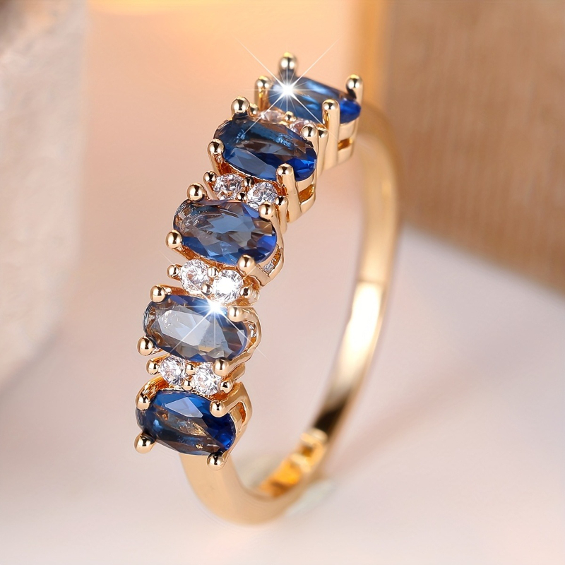Exquisite Sparkling Zircon Geometric Women's Ring, Suitable for Brides' Engagement Parties, Jewelry Accessories,