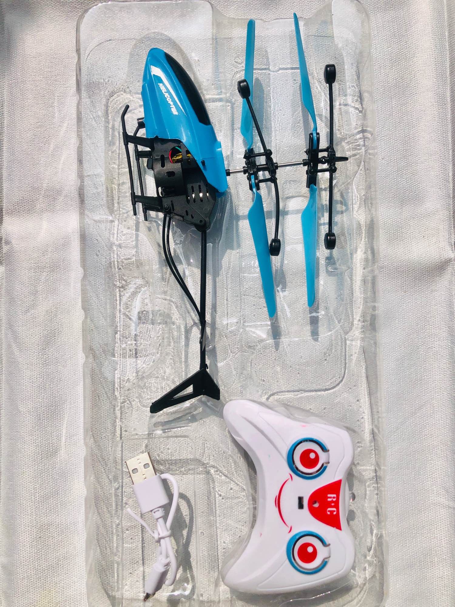 Fling Toy Helicopter for Kids Interactive Flying Airplane with Rotating Blades