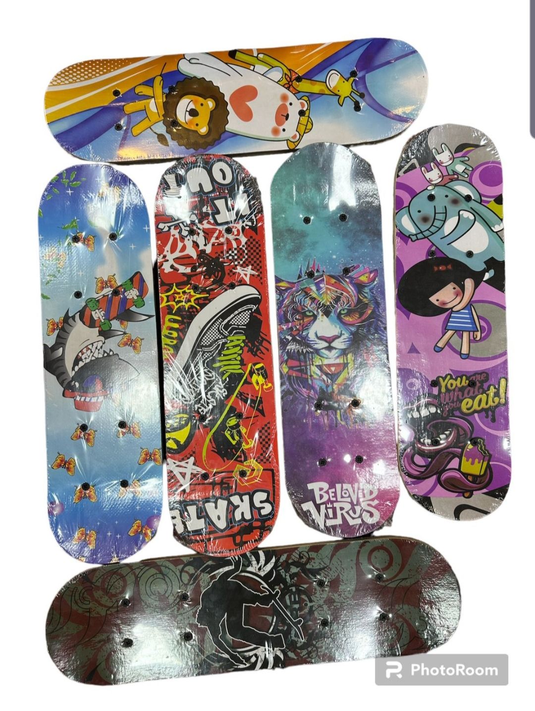 Cartoon Wood Skateboard Skating Board Lightweight Board Cool ...