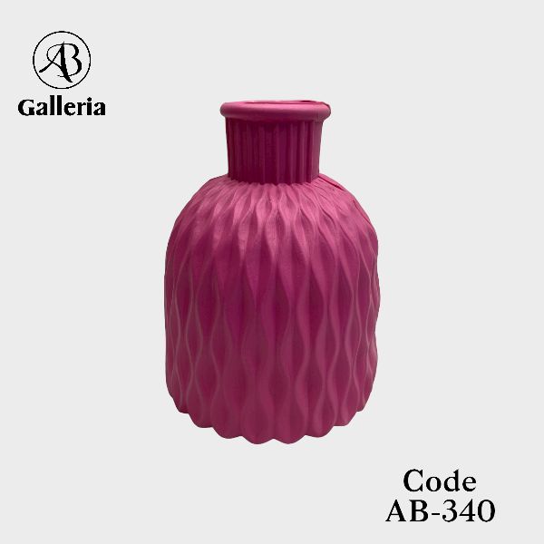Flower Vase Flower Vase Unbreakable European Style Solid Color Modern Round Opening Desktop Decoration Plastic Plant Vase Home Decor Modern Flower Vase