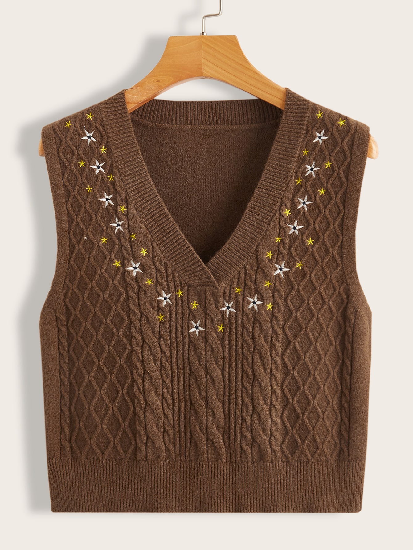 LADIES BROWN SLEEVELESS SWEATER - WARM - HIGH QUALITY - preloved - TRENDY - FASHION FOR LADIES