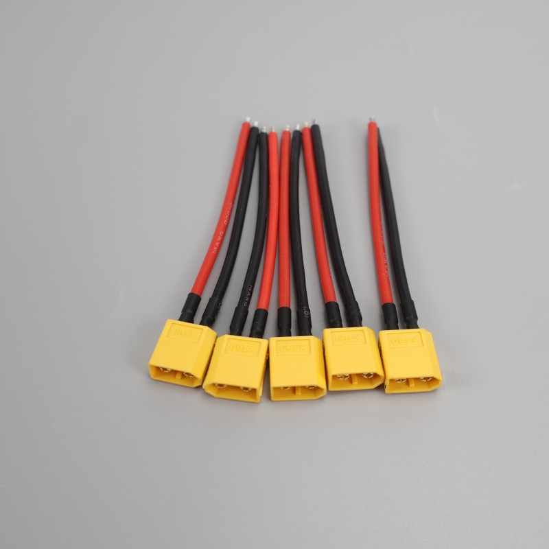 Male Female Connector Plug with Silicon 14 AWG Wire XT60 Connector Plug Cable Dual Extension Battery RC Model Accessories