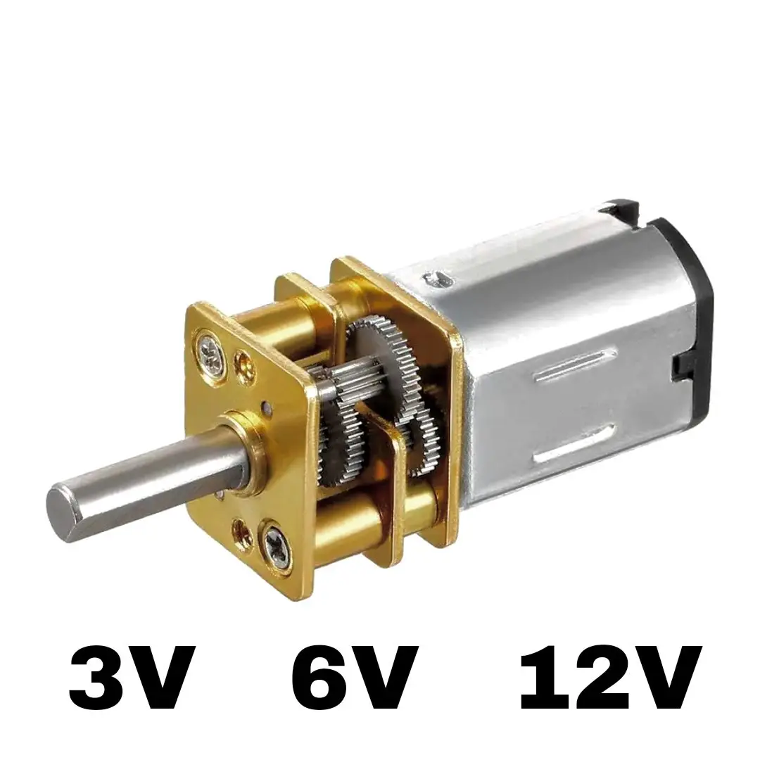 Tiny N20 Motor with High Quality Metal Gears DC 3V-12V High Torque  Transmission, Less Noise price in Pakistan