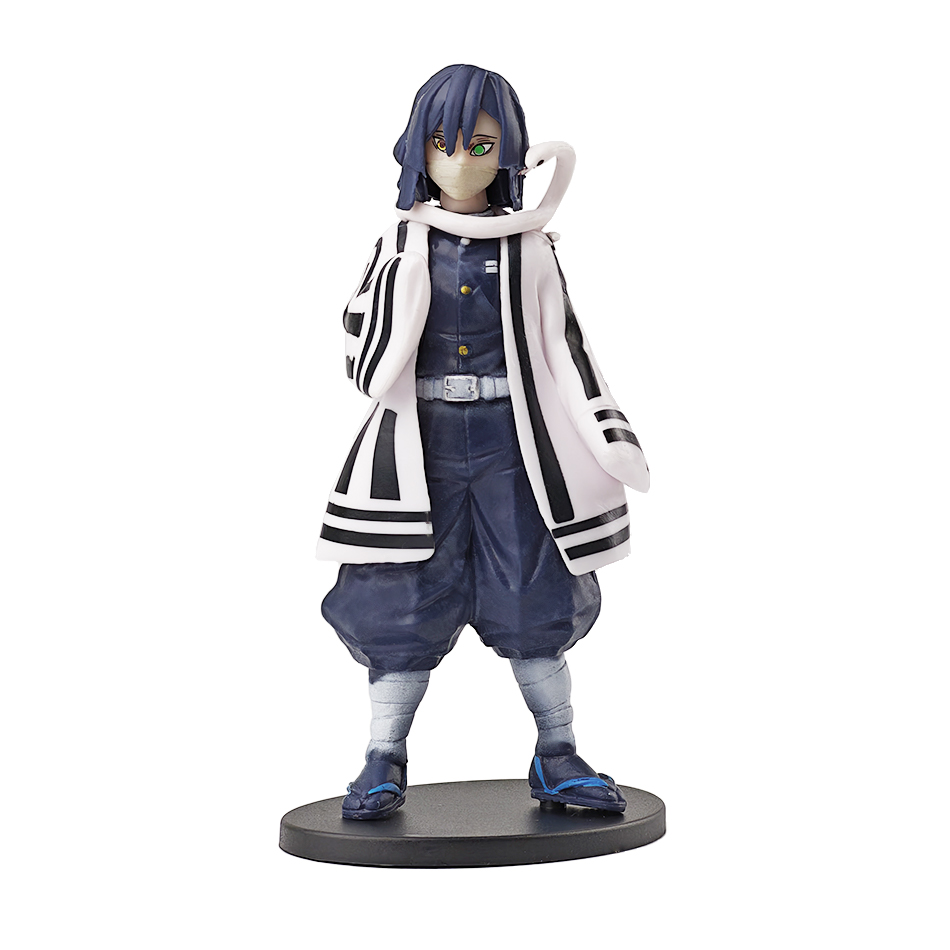 15cm Anime Demon Slayer Figure Doll Toy Nezuko Tanjirou Zenitsu Inosuke Kyoujurou Shinobu Giyuu Qposket Model Toy 
