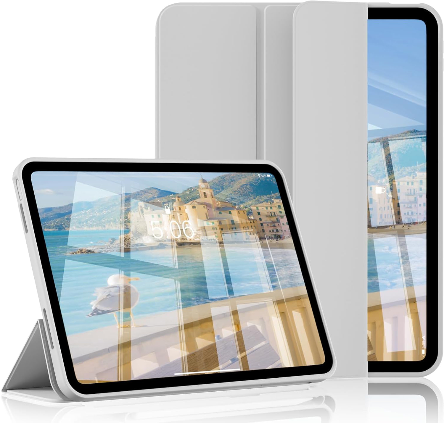 Case For   Tab A7 Lite A8 A9 A11 Plus Tab S7 S8 S9 S10 FE S6 Lite Magnetic Flip Stand Tablet Cover Soft Back Shell