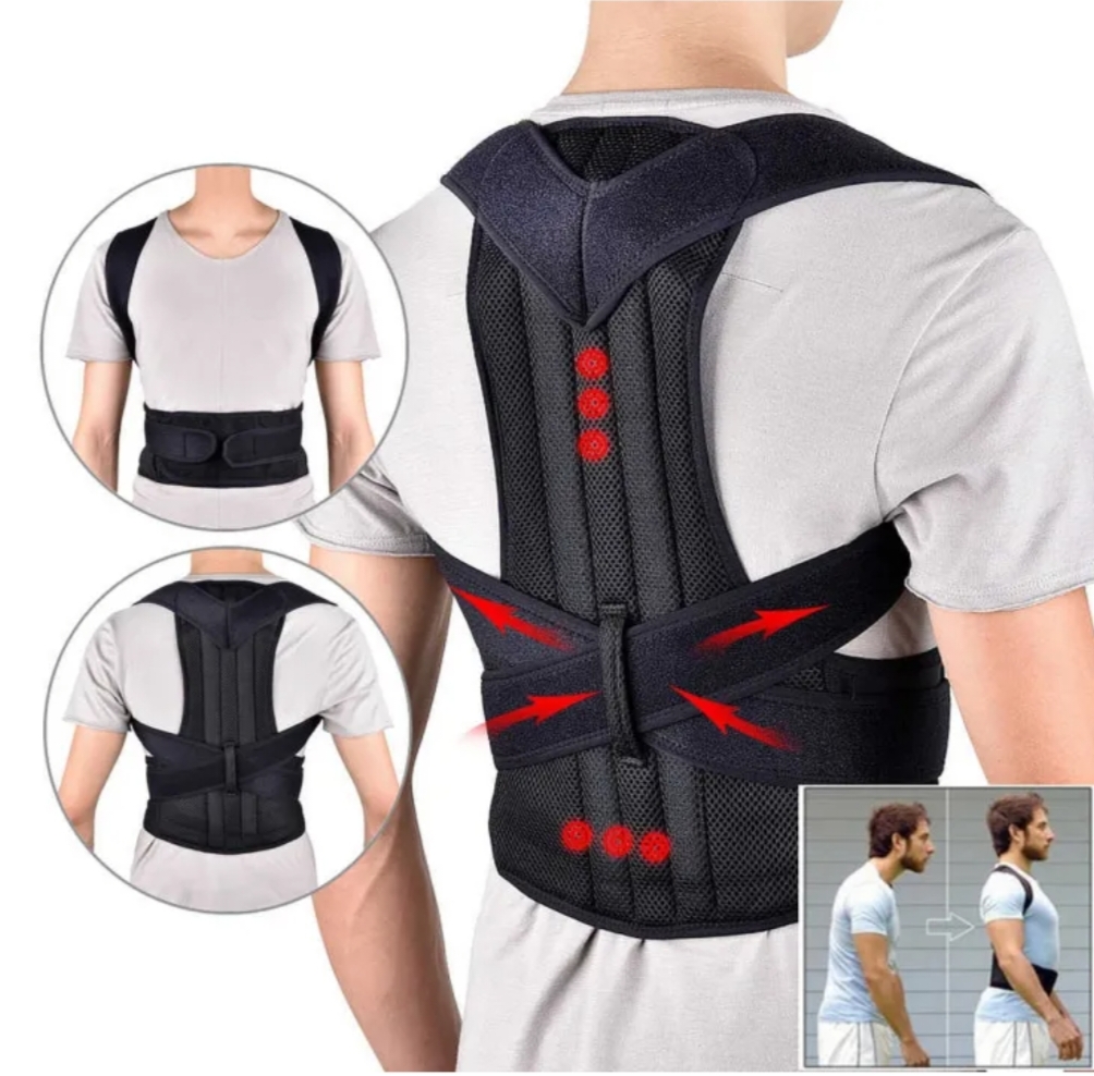 Posture Corrector & Back Support Belt | Back Pain Relief Shoulder Support | Adjustable Posture Belt