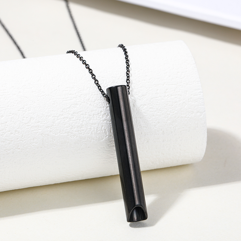 Stainless Steel  black Necklace/Locket/Chain for Men/ women /Boys