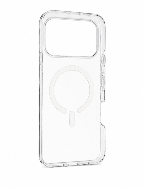 Transparent Magnetic Ring Back Cover for Infinix Note 60 / Note 60 Pro Shockproof Clear Case