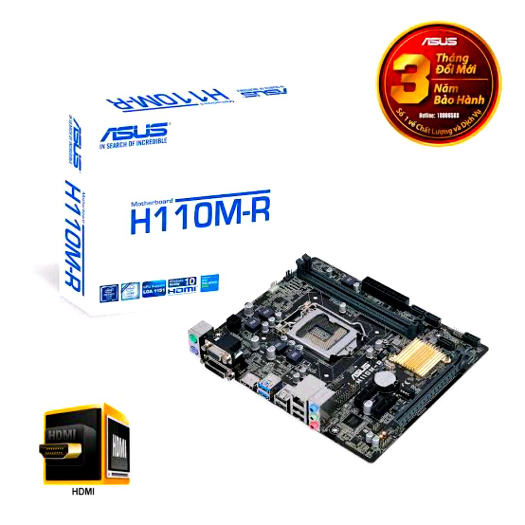 ASUS H110M-R 6th/7th gen Convertible Gaming Motherboard