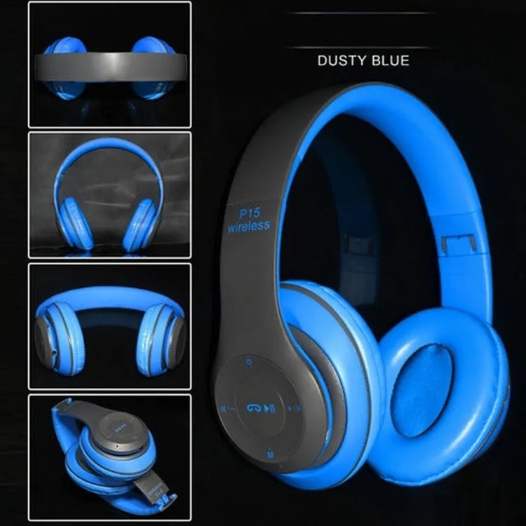 Special Edition P47 Headphone with Pop Window Over The Ear Wireless Bluetooth Headphone Support Sd Card use