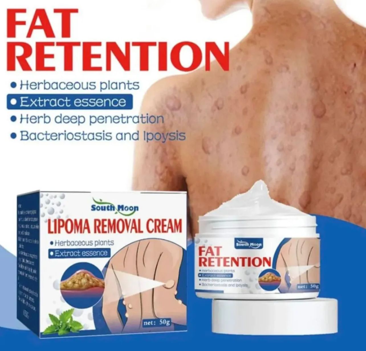 Herbal Lipoma Removal Cream – Targeted Non-Invasive Fatty Nodule Care | Natural Shrinking Formula for Multiple Lipomas | Skin Smoothing Ointment for Neck Arms Back Thighs – For Men & Women