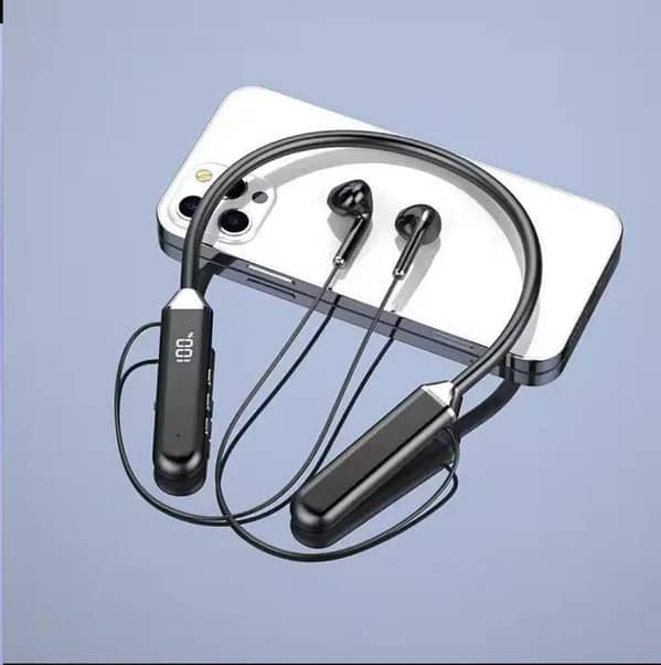 Waterproof Sports Neckbands Wireless Earbuds: Bluetooth 5.0 Hi-Fi In-Ear Headphones