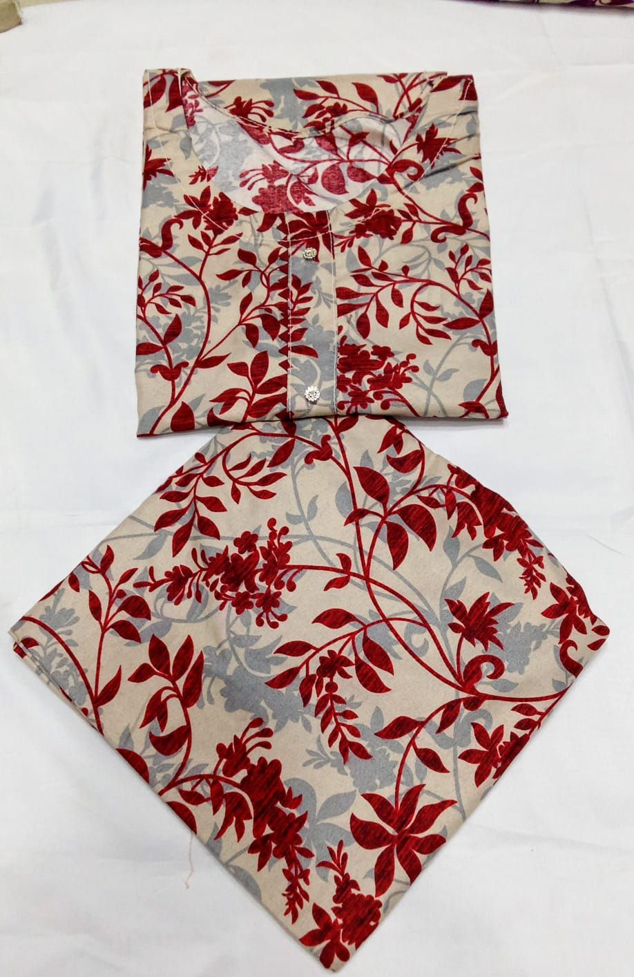 Cotton 2 piece suit new latest design fabric soft Lawn cotton random colour