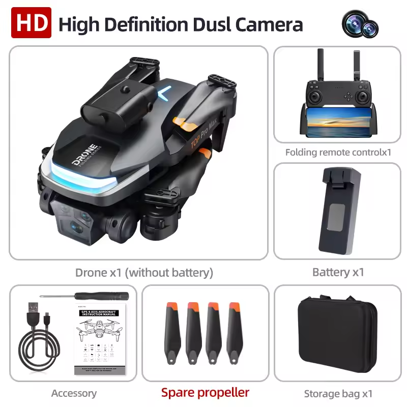 P23PRO Foldable Camera Drone High Quality 3 Camera Drone