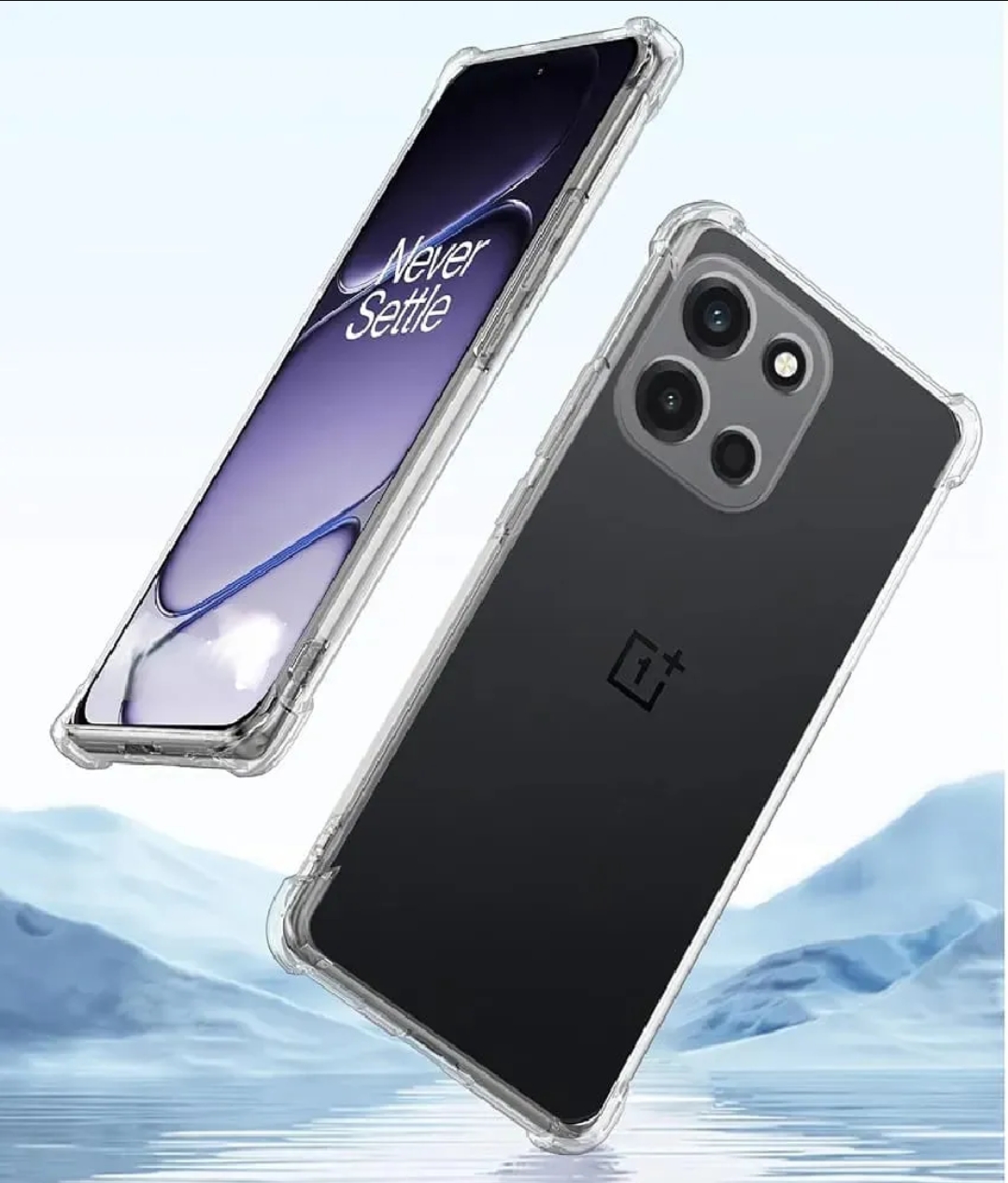 OnePlus Turbo 6 Clear Transparent Soft Silicone TPU Case Shockproof Anti Shock Crystal Clear Corner Bumper Camera Protection Anti Scratch Slim Fit Mobile Back Cover