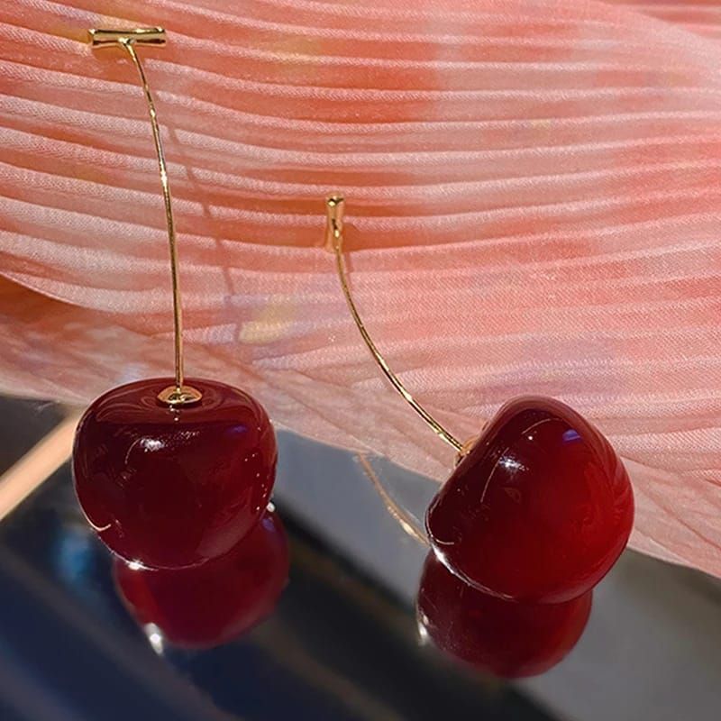 Antic Earring Cherry Shap Drop Earring