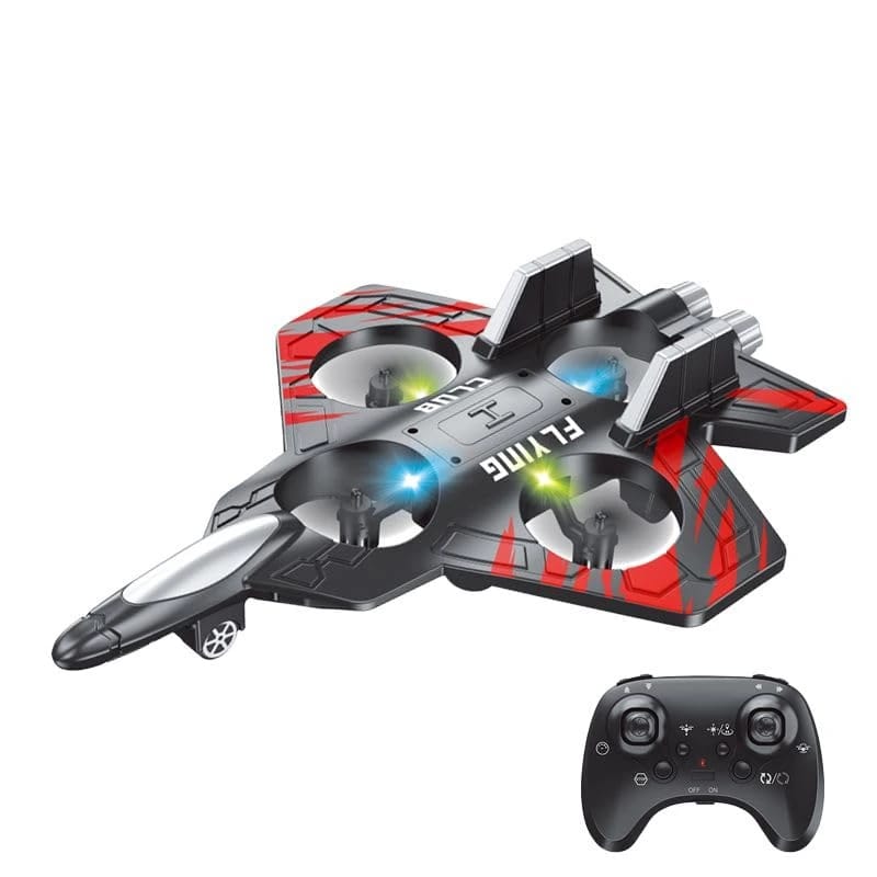 Fighter Jet Remote Control Airplane Toy for Kids | RC Fighter Jet Plane with Lights & Long Range | 360 Flip Stunt Roll & Rechargeable Remote Control Aircraft