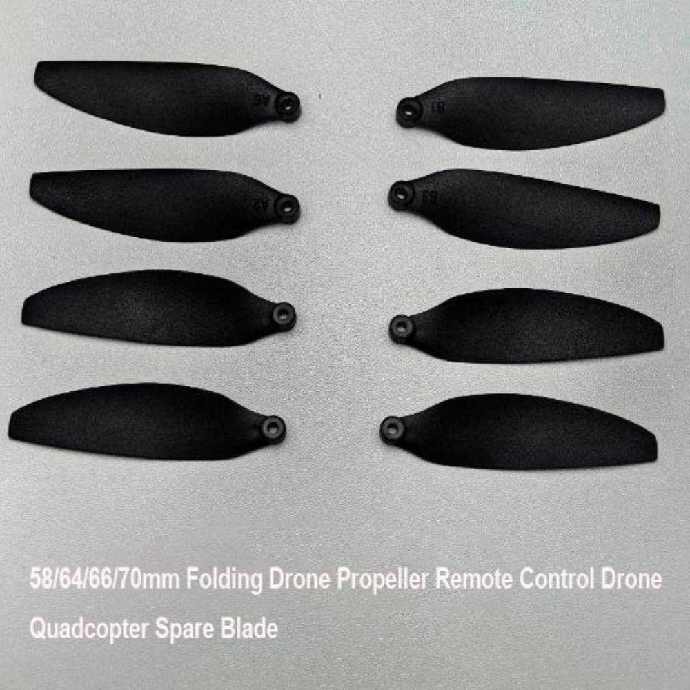 Universal Folding Propeller Plastic 58/64/66/70mm Quadcopter Spare Blade Black Coffee Remote Control Parts Blade Accessories