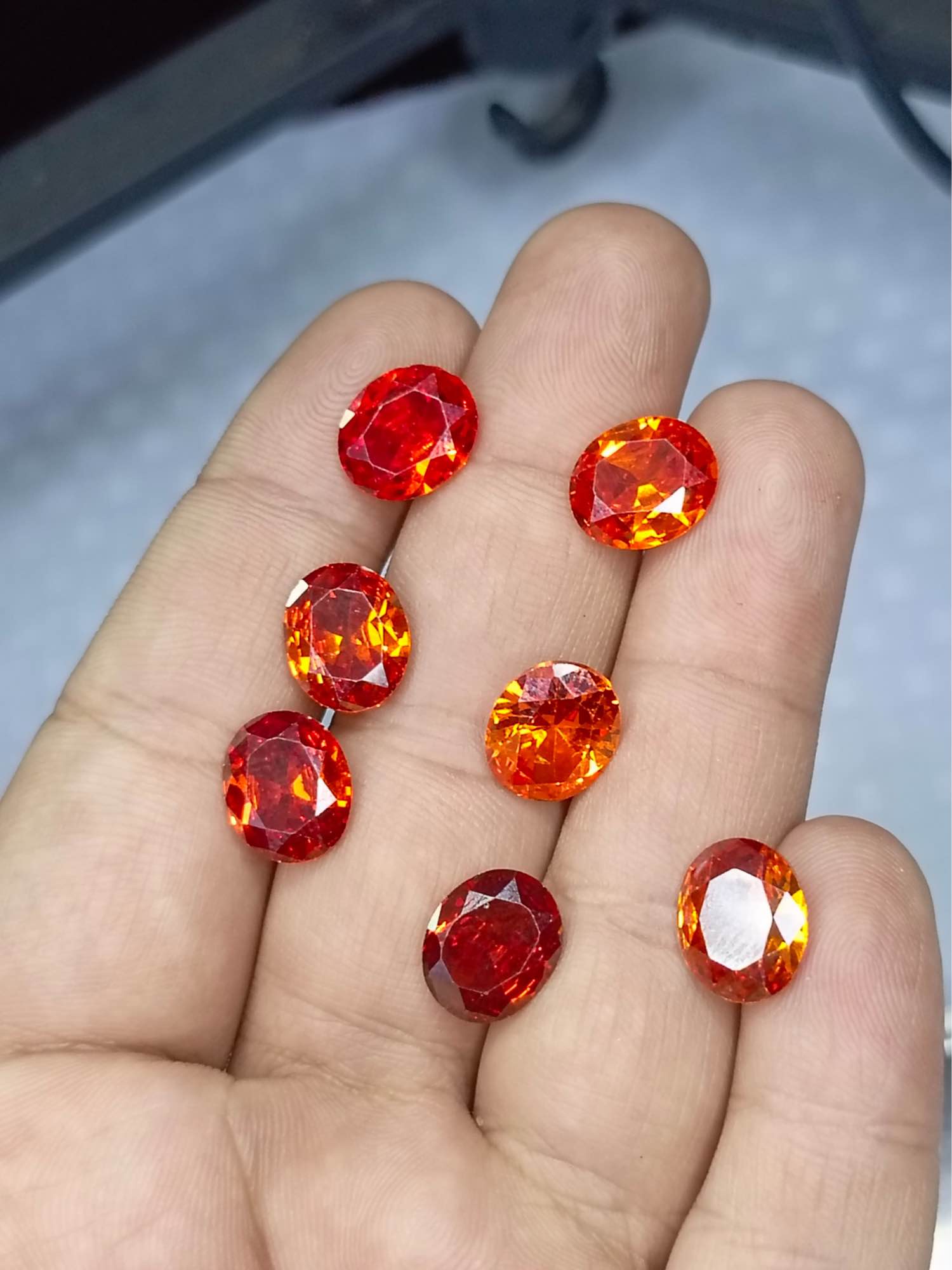 Premium Quality Multicolor Zircone stone Premium Quality Zircone Stone  Machine Cut Diamond Shape/High Quality/Stone/Gemstone/Zircone Stone/Zircone Gemstone.