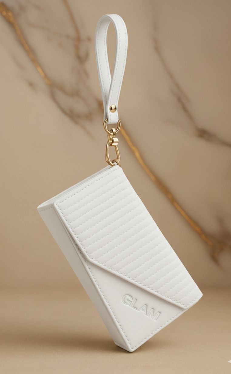 Premium Quilted Mobile Pouch & Wristlet Handbag for Girls | Stylish Mobile Pouch and Multi-Card Slot Clutch Bag