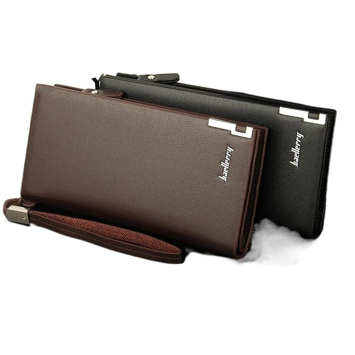 Wall for Men Black Microfibre Leather All Season Long Ultra Slim Business Luxurious  & Finest Quality