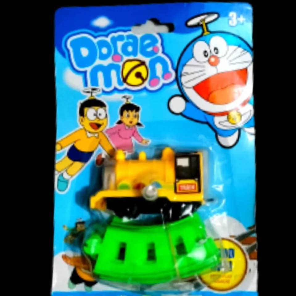Doraemon Theme Kids Mini Train Track Set - High Speed Toy Train for Boys & Girls